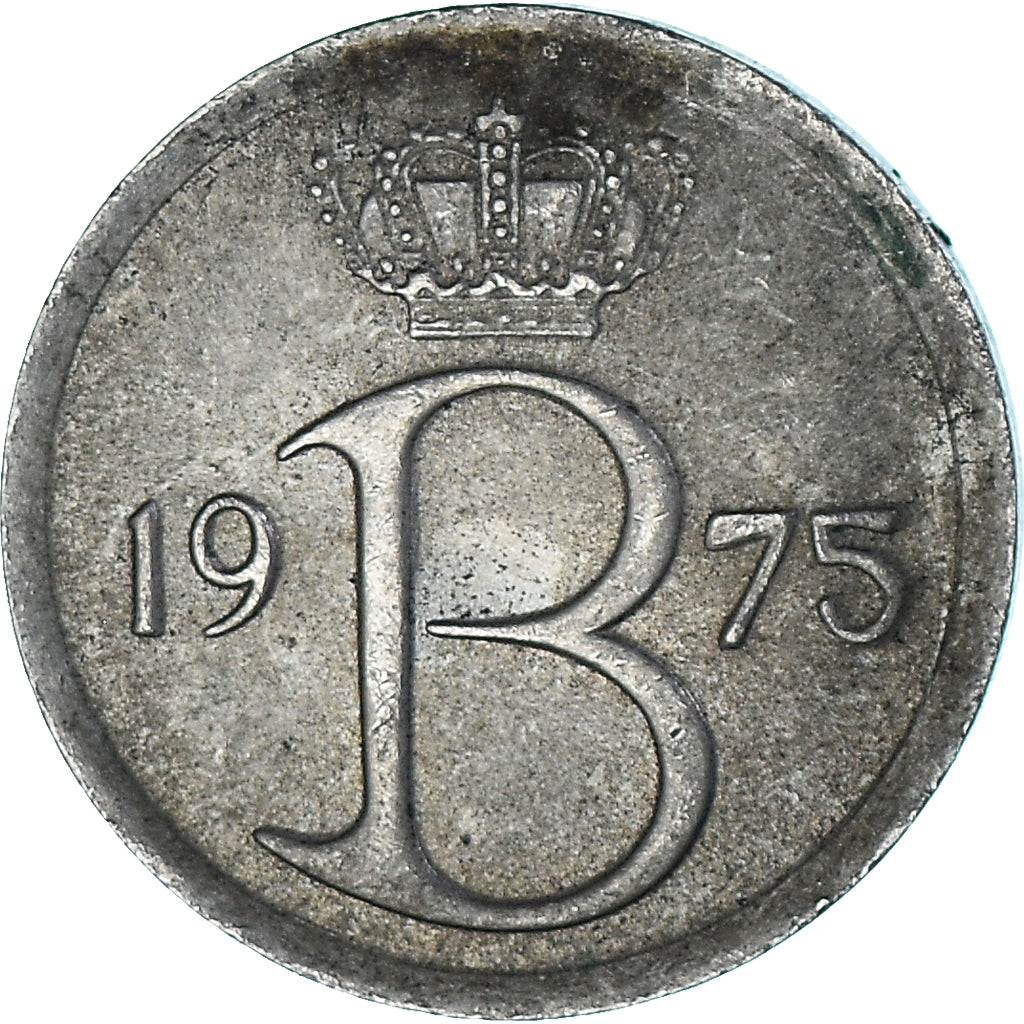 Moneda, Bélgica, 25 Centimes, 1975
