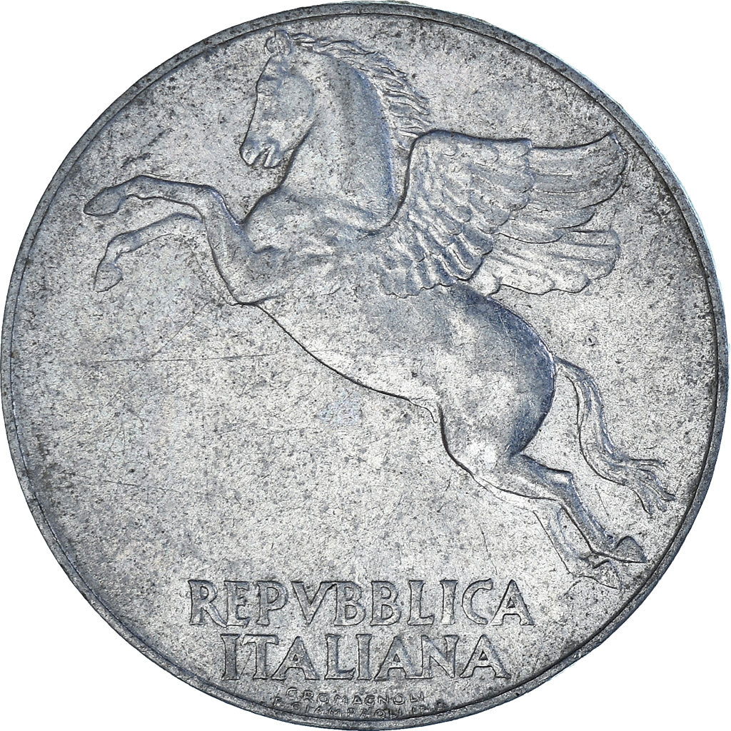 Moneda, Italia, 10 Lire, 1950