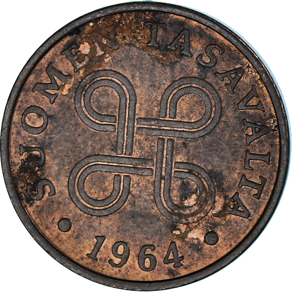 Coin, Finland, Penni, 1964