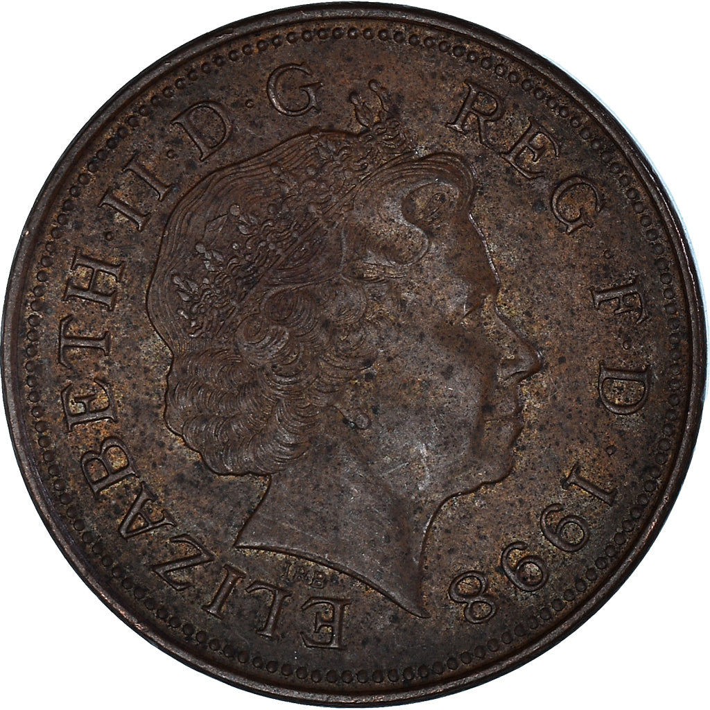 Coin, Great Britain, 2 Pence, 1998