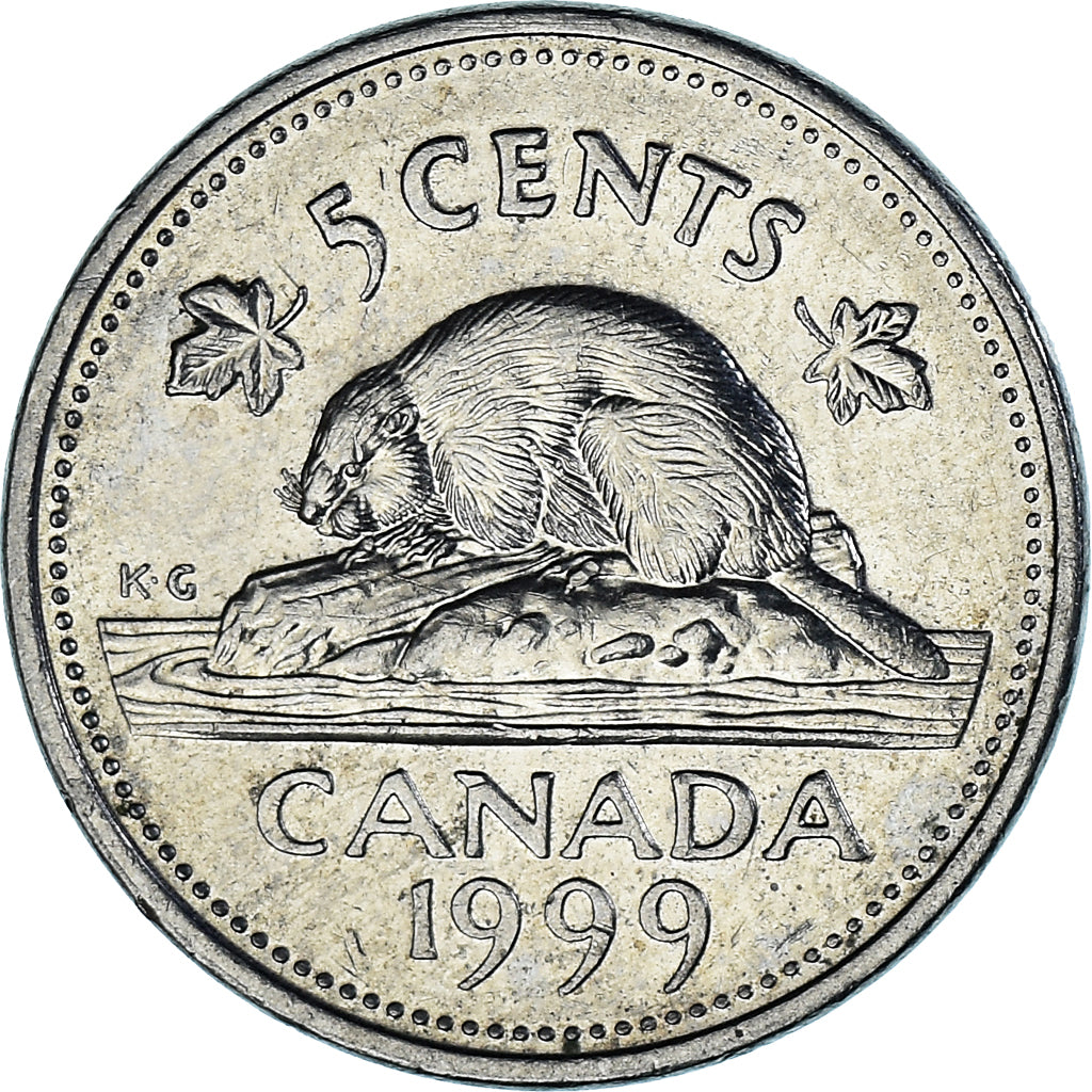 Munten, Canada, 5 Cents, 1999