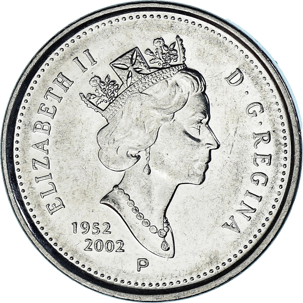 Coin, Canada, 5 Cents, 2002