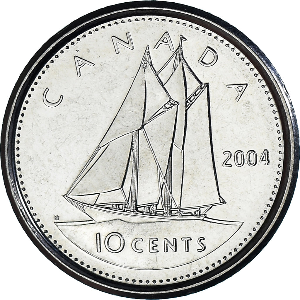 Munten, Canada, 10 Cents, 2004