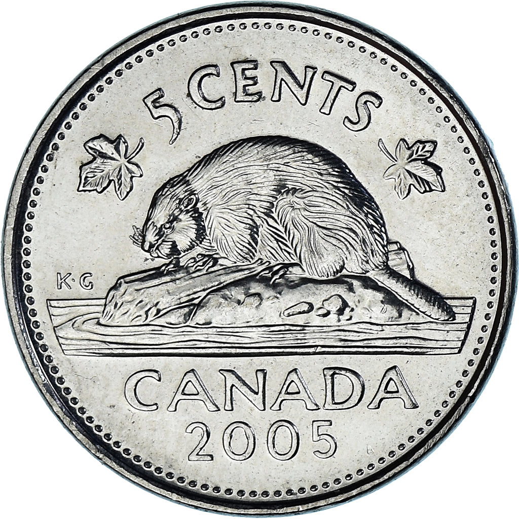 Moneta, Canada, 5 Cents, 2005