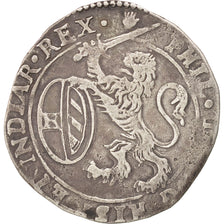 SPANISH NETHERLANDS, Escalin, 1652, Antwerp, KM #52.1, VF(30-35), Silver, 5.10