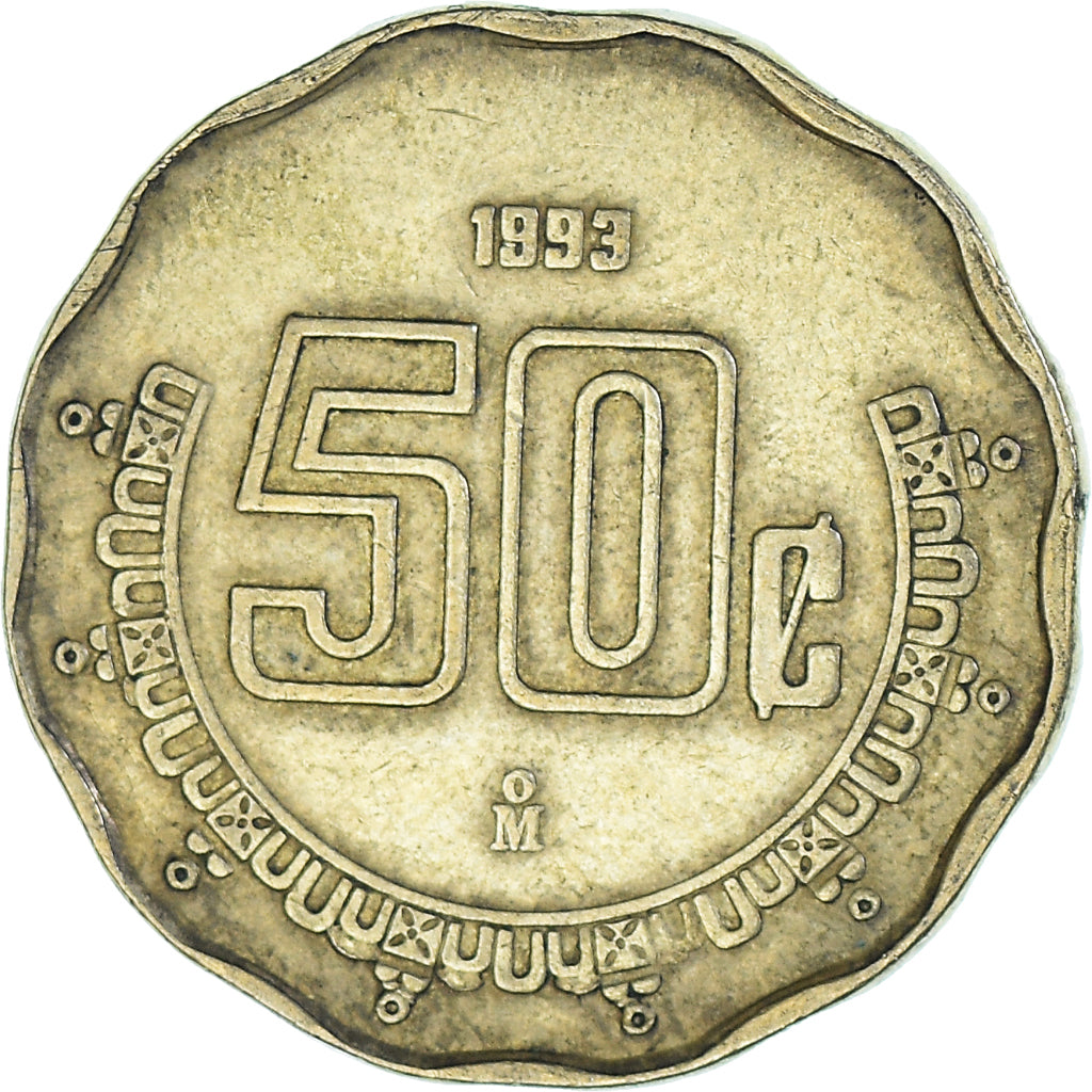 Monnaie, Mexique, 50 Centavos, 1993