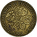 Moneta, Madagascar, 20 Francs, 4 Ariary, 1989