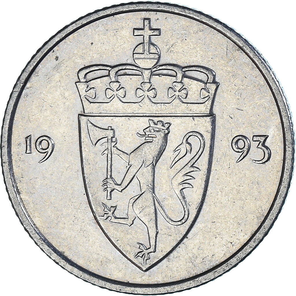 Munten, Noorwegen, 50 Öre, 1993