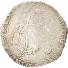 SPANISH NETHERLANDS, Escalin, 1623, Bruges, KM #31, VF(20-25), Silver, 4.84