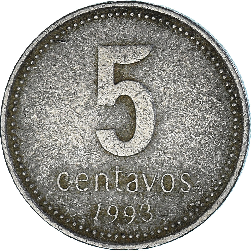 Moneda, Argentina, 5 Centavos, 1993