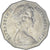 Coin, Australia, 50 Cents, 1975