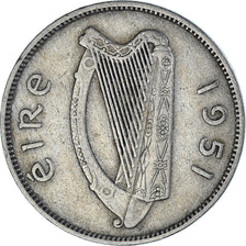 Moneta, Irlanda, Florin, 1951