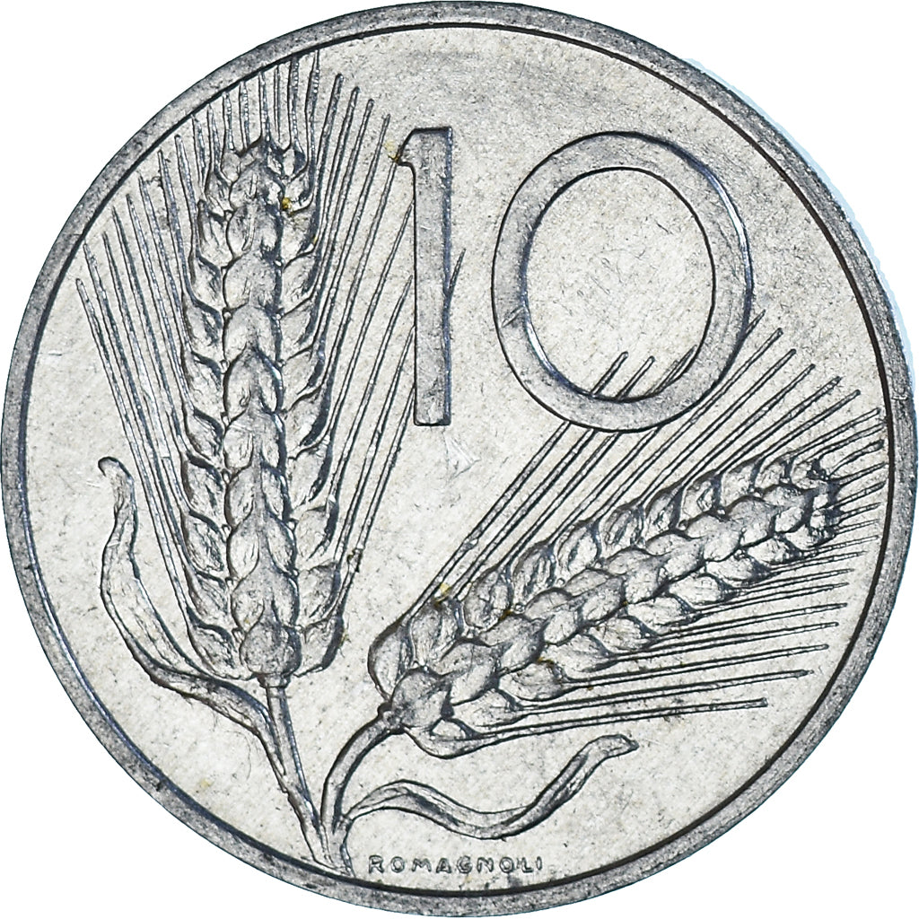 Moneda, Italia, 10 Lire, 1985