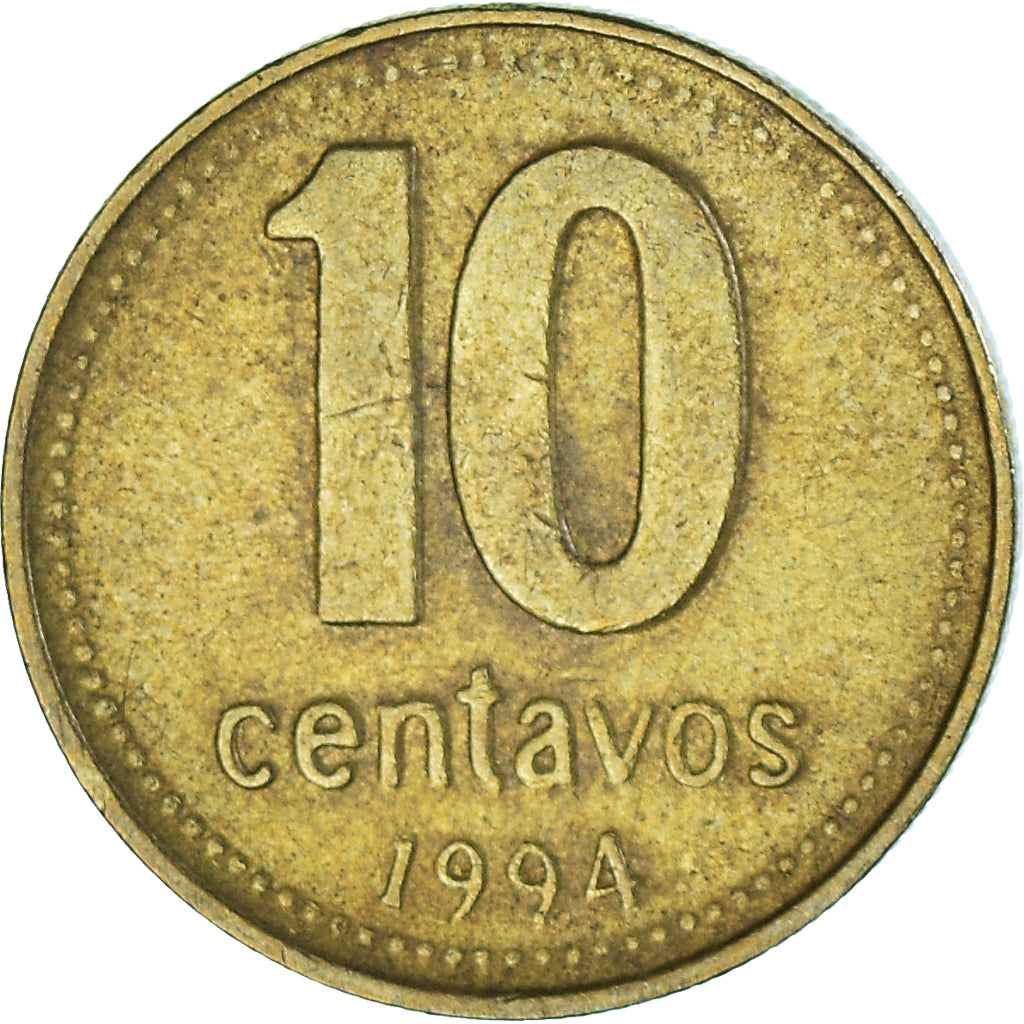 Moneta, Argentina, 10 Centavos, 1994