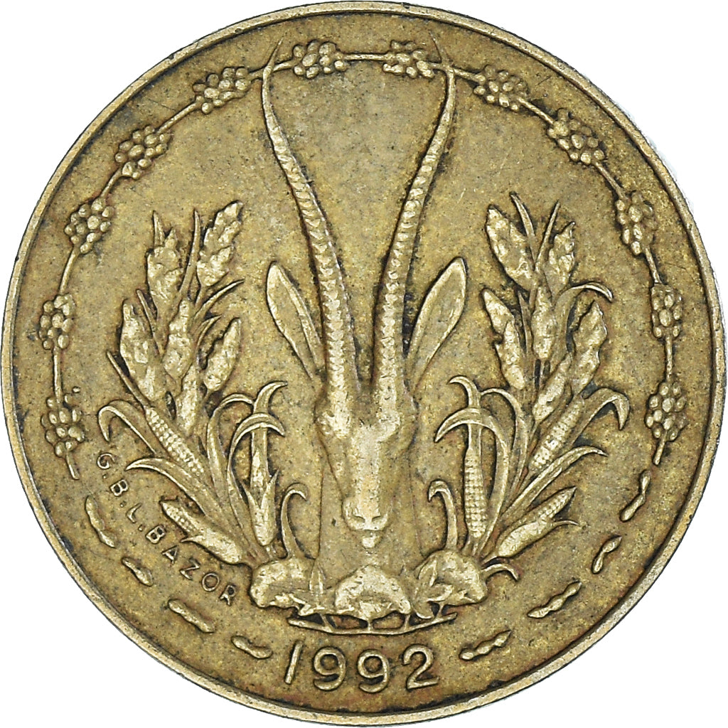 Monnaie, Communauté économique des États de l'Afrique de l'Ouest, 5 Francs