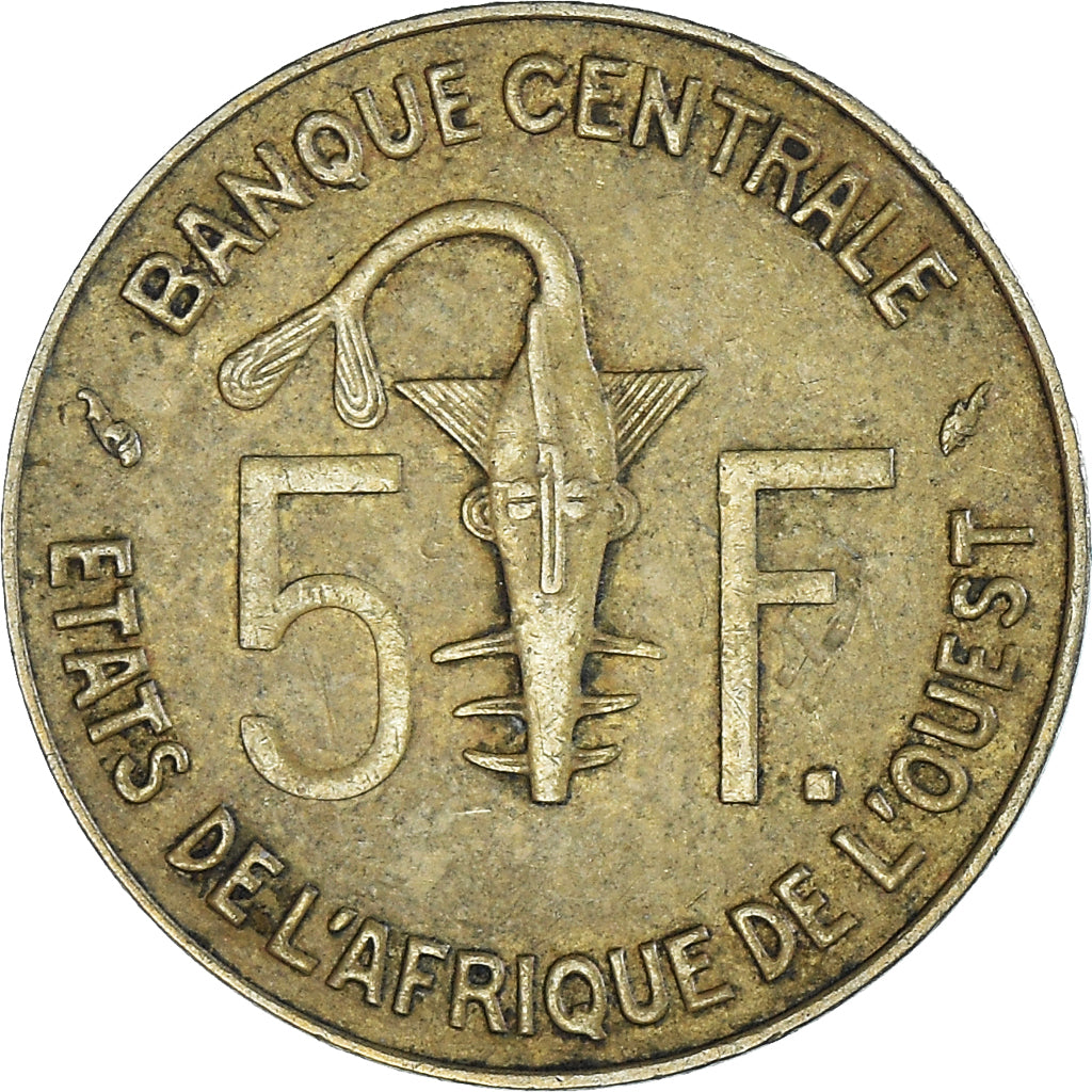 Monnaie, Communauté économique des États de l'Afrique de l'Ouest, 5 Francs