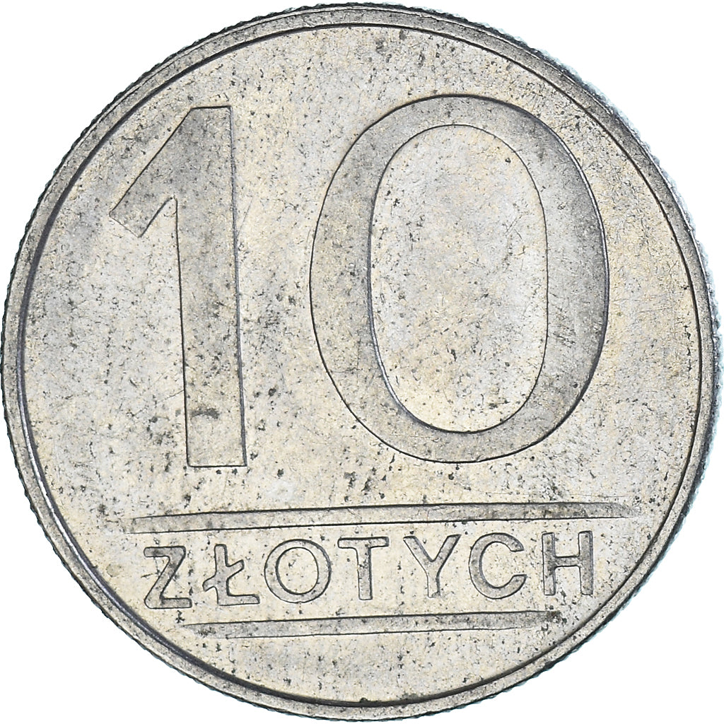 Moneta, Polonia, 10 Zlotych, 1987
