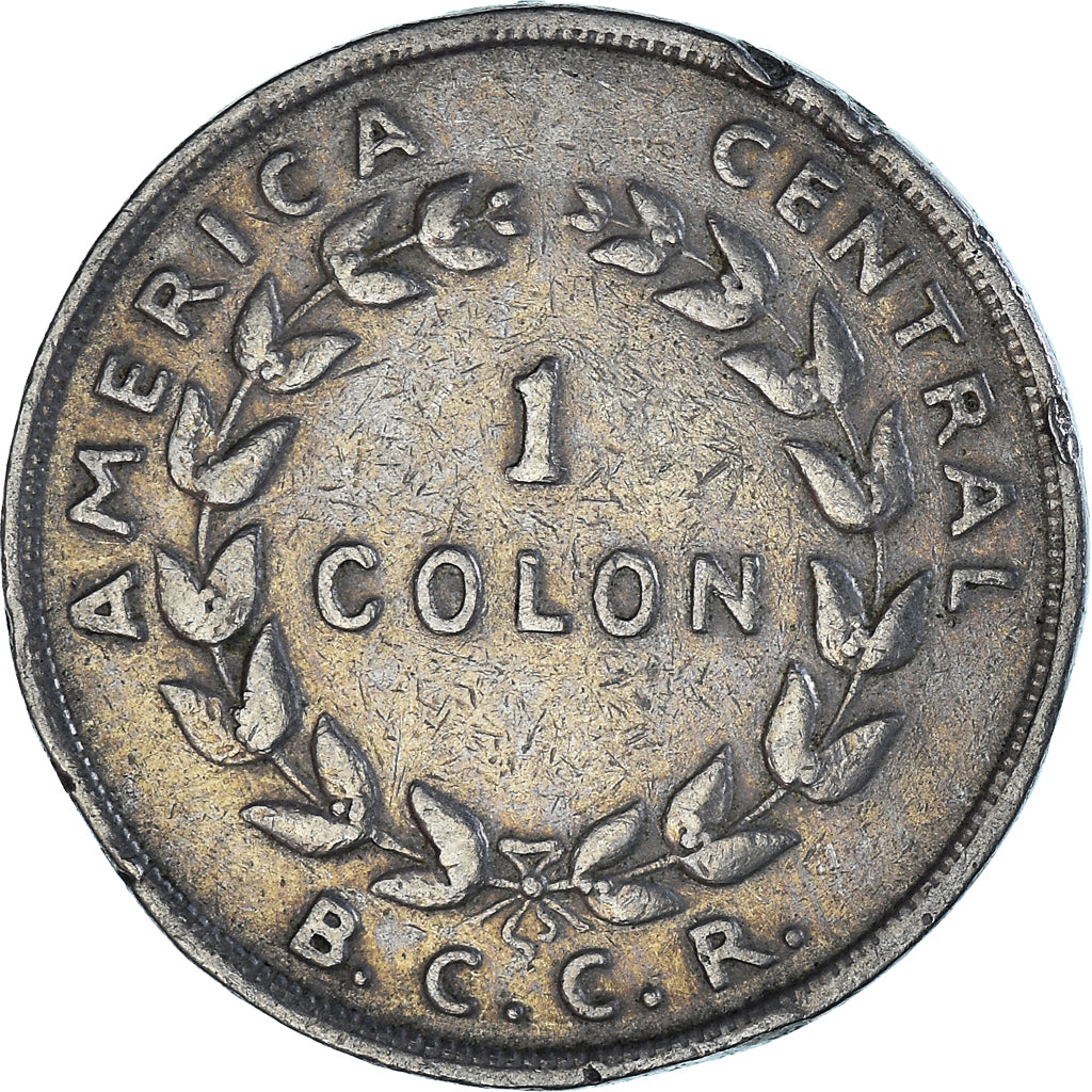Monnaie, Costa Rica, Colon, 1968