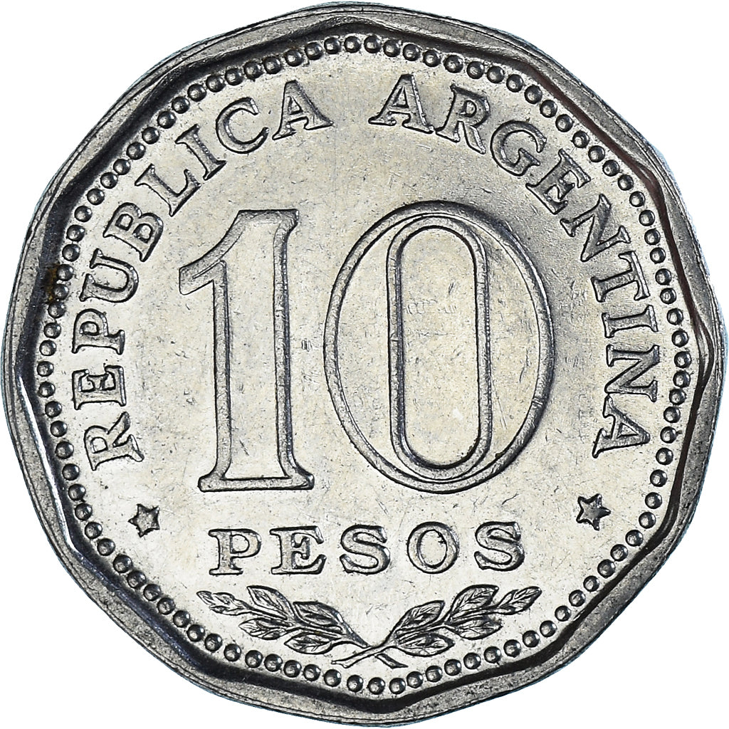 Moneda, Argentina, 10 Pesos, 1966