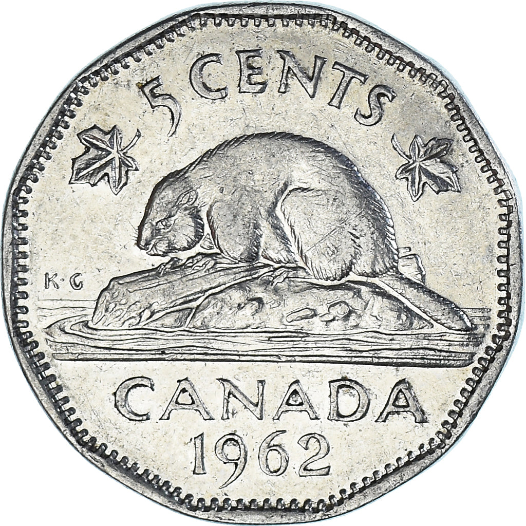 Munten, Canada, 5 Cents, 1962