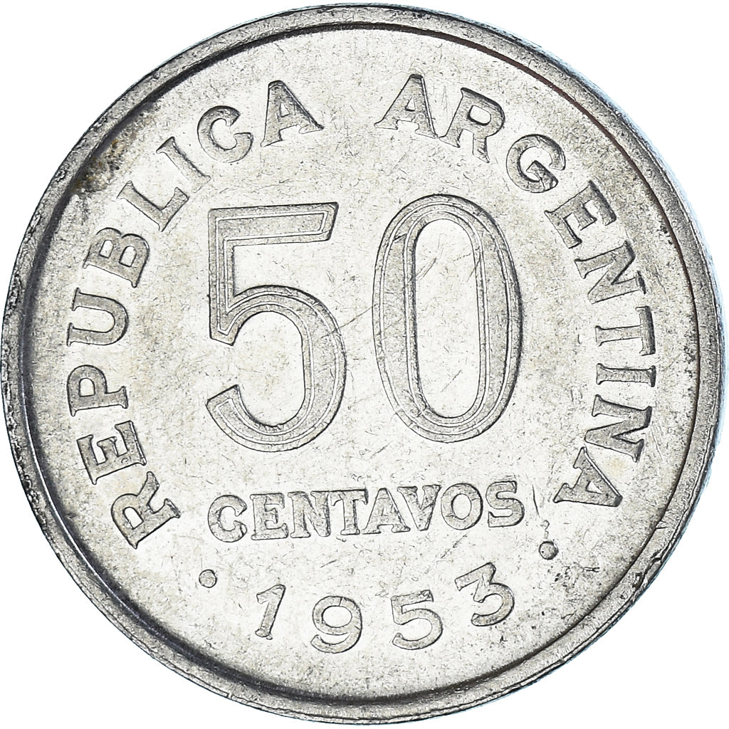 Münze, Argentinien, 50 Centavos, 1953
