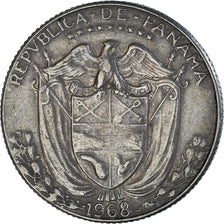 Coin, Panama, 1/4 Balboa, 1968