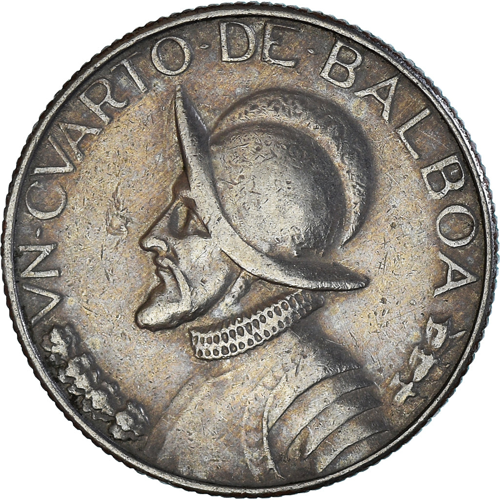 Coin, Panama, 1/4 Balboa, 1968