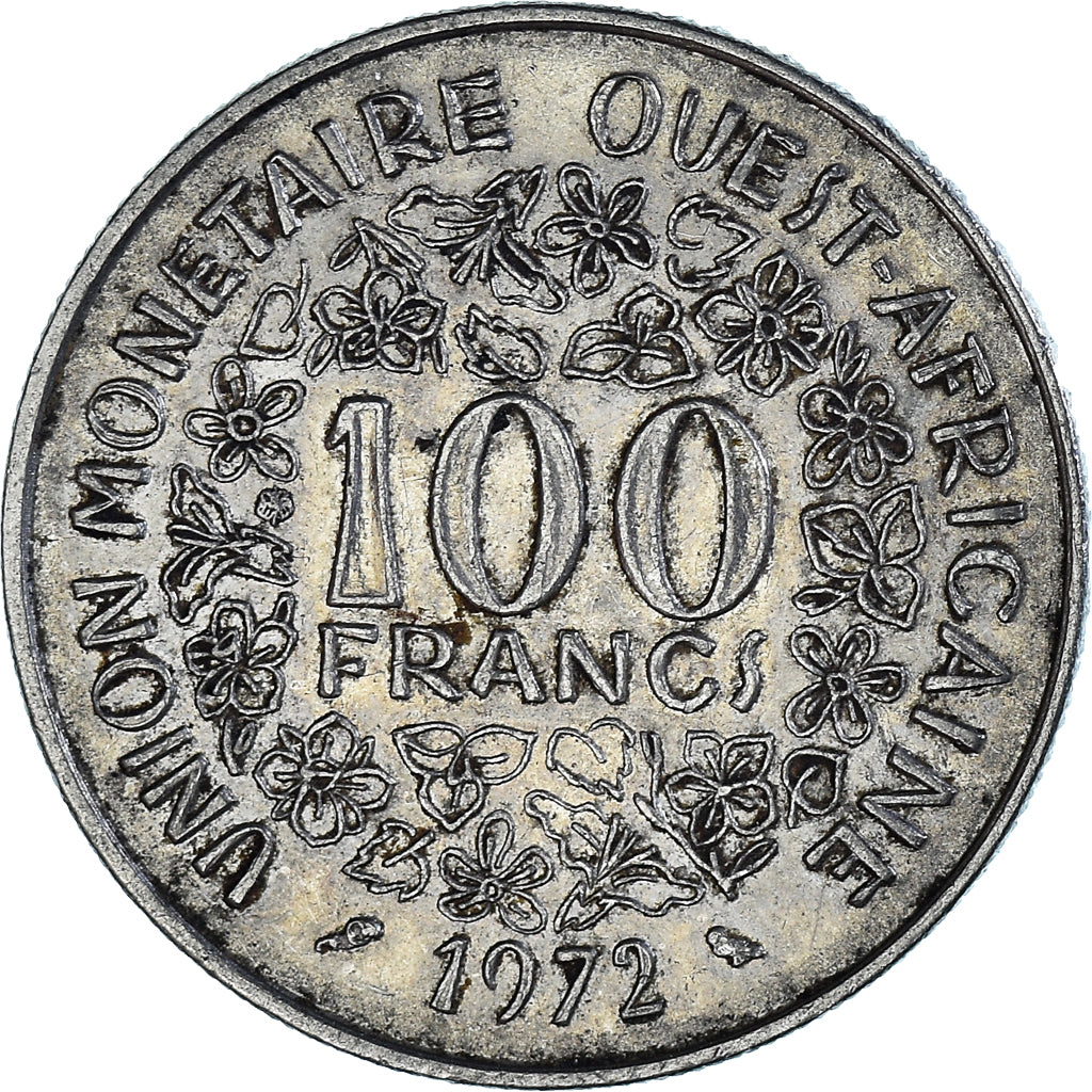 Moneda, Estados del África Occidental, 100 Francs, 1972