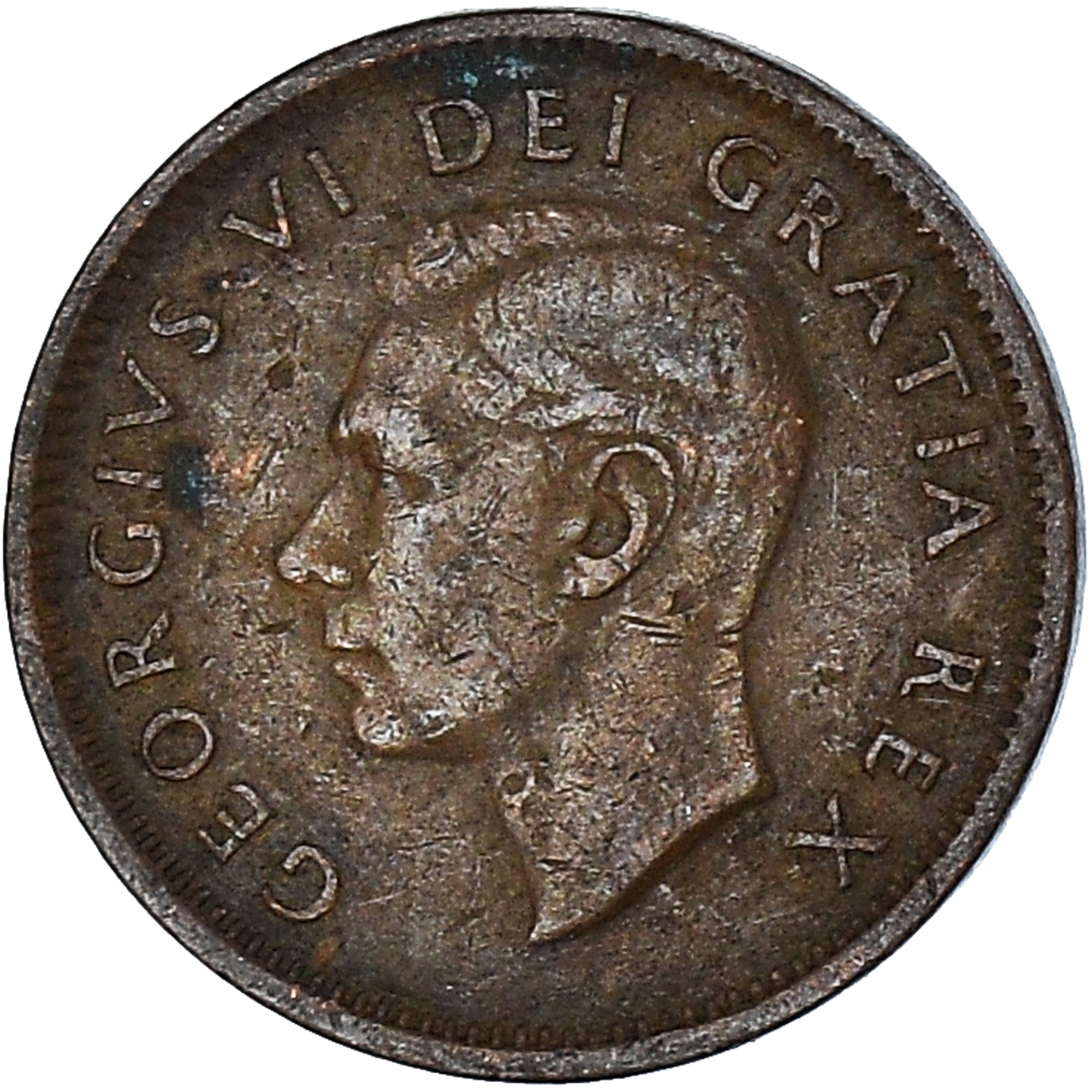 Moneda, Canadá, Cent, 1950