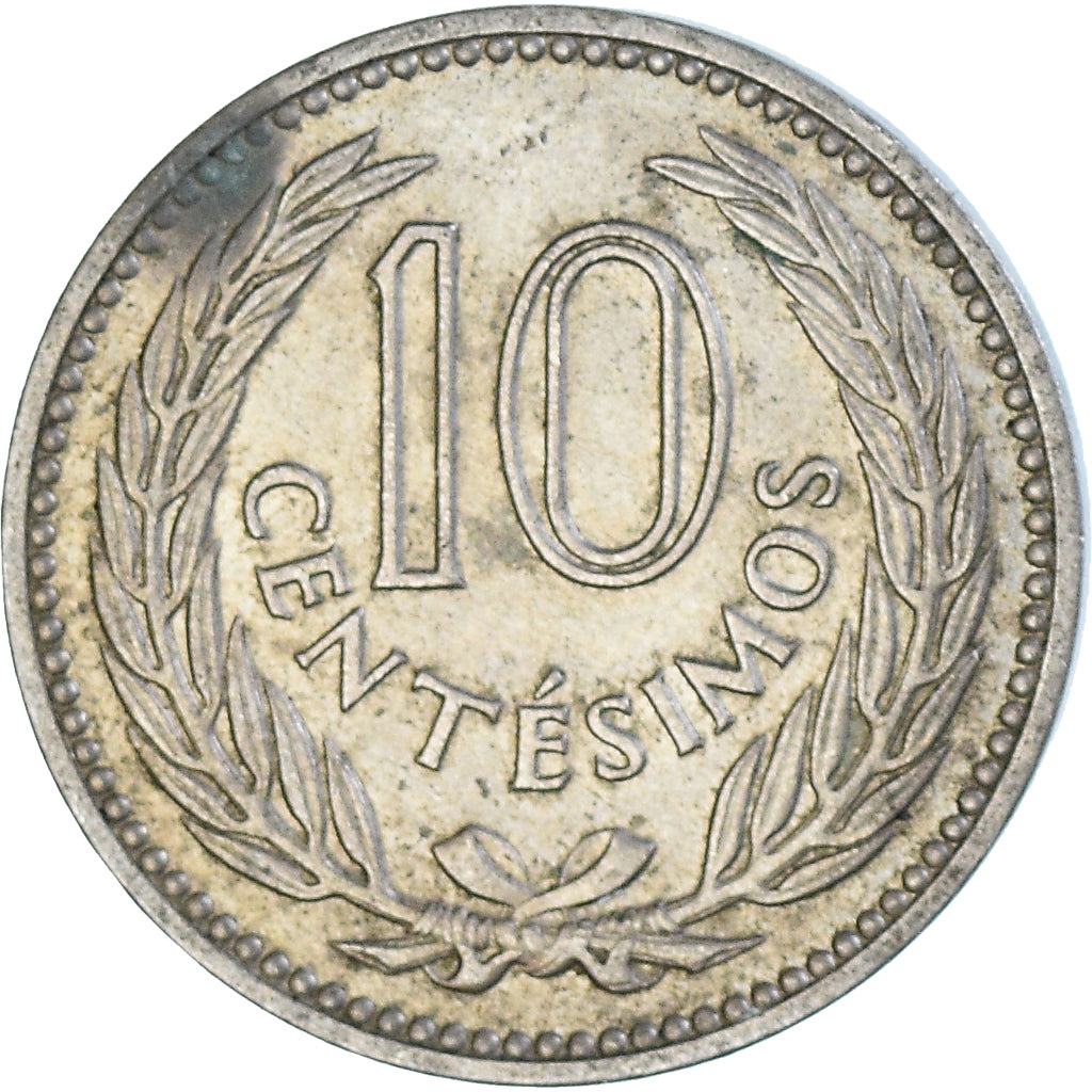 Monnaie, Uruguay, 10 Centesimos, 1953