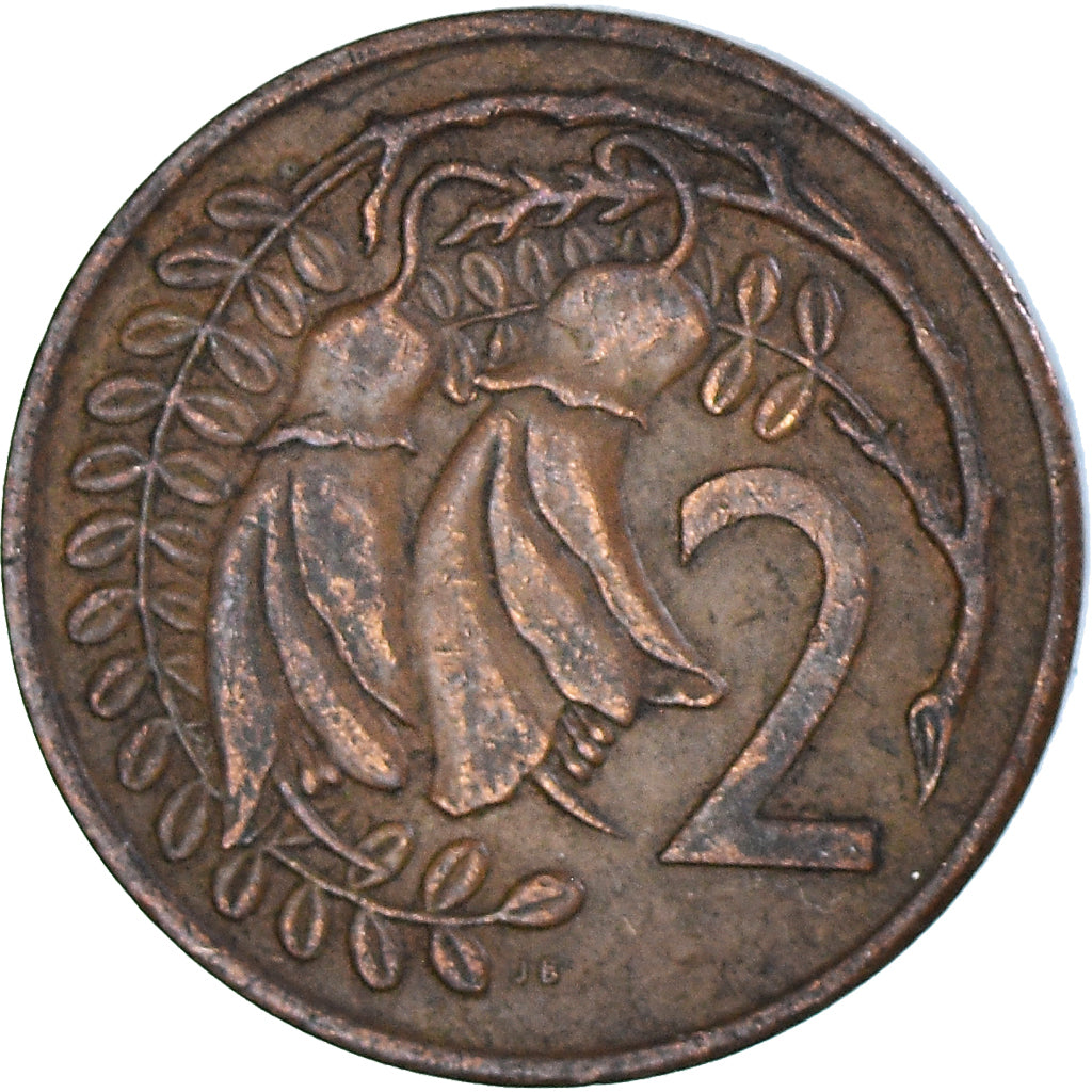Coin, New Zealand, 2 Cents, 1967