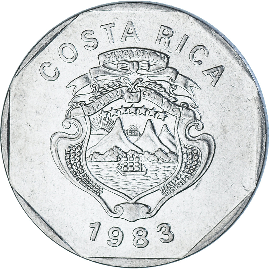 Coin, Costa Rica, 10 Colones, 1983