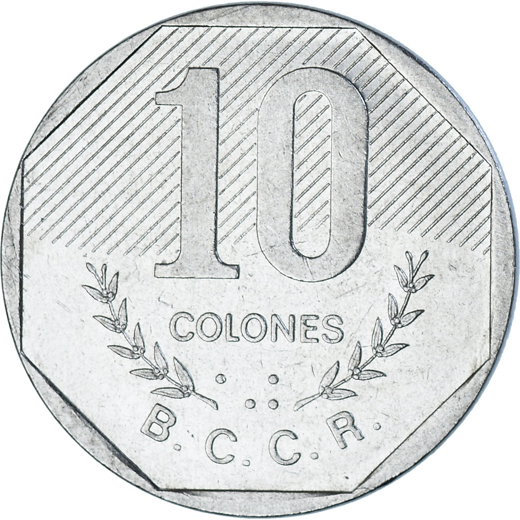Coin, Costa Rica, 10 Colones, 1983