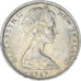Moneda, Nueva Zelanda, 5 Cents, 1967