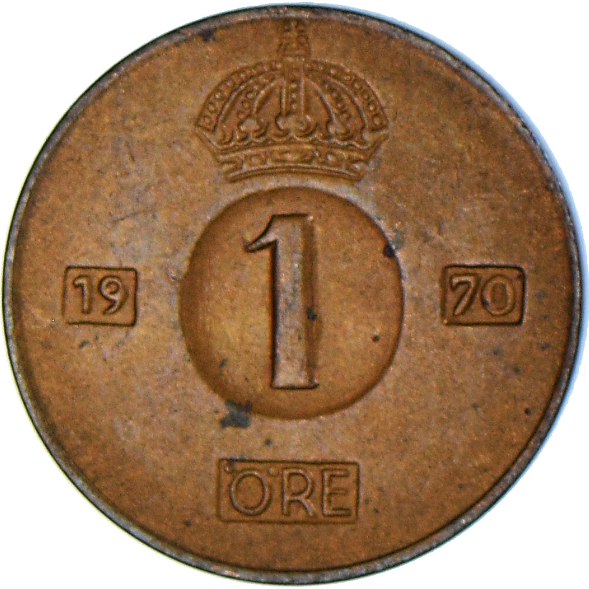 Moneta, Szwecja, Ore, 1970