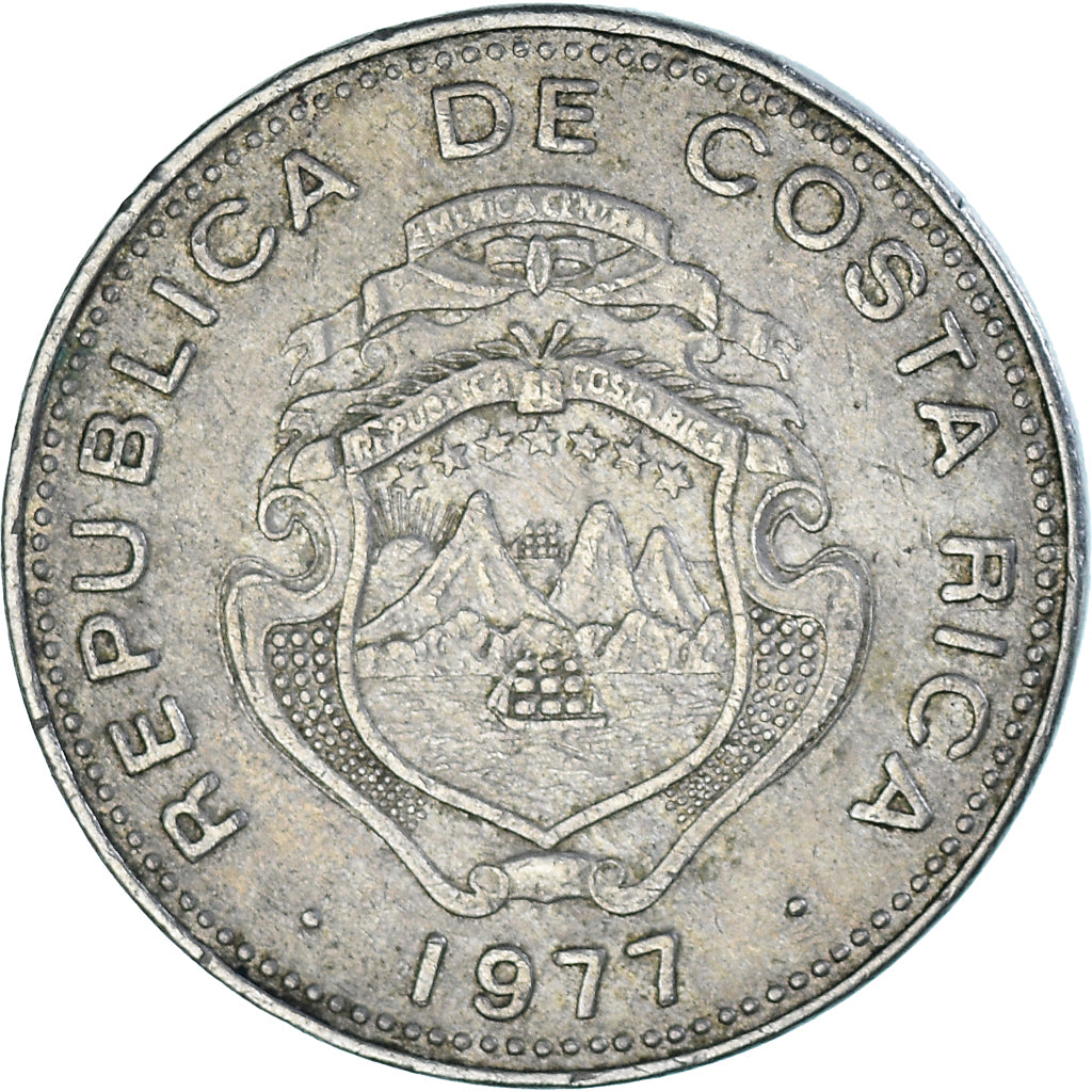 Moneda, Costa Rica, Colon, 1977