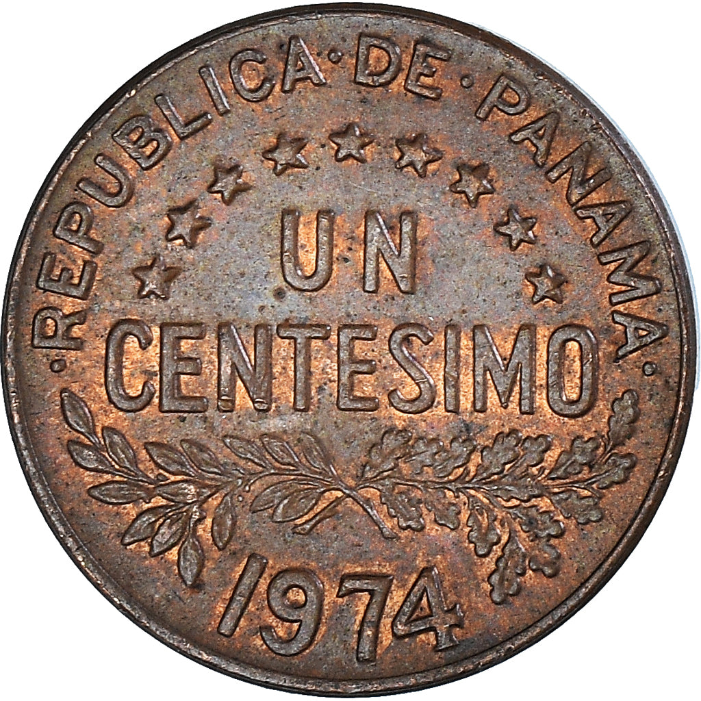 Moneta, Panama, Centesimo, 1974