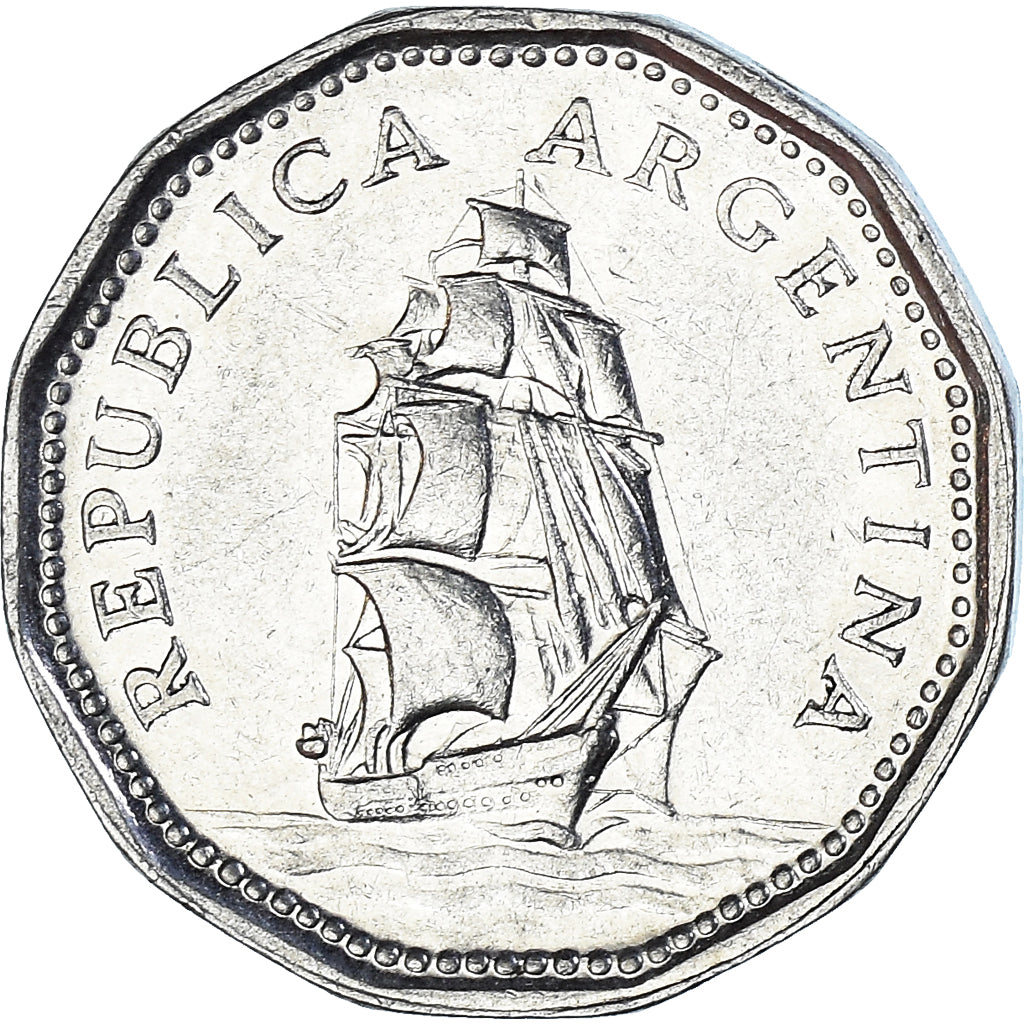 Moneda, Argentina, 5 Pesos, 1966