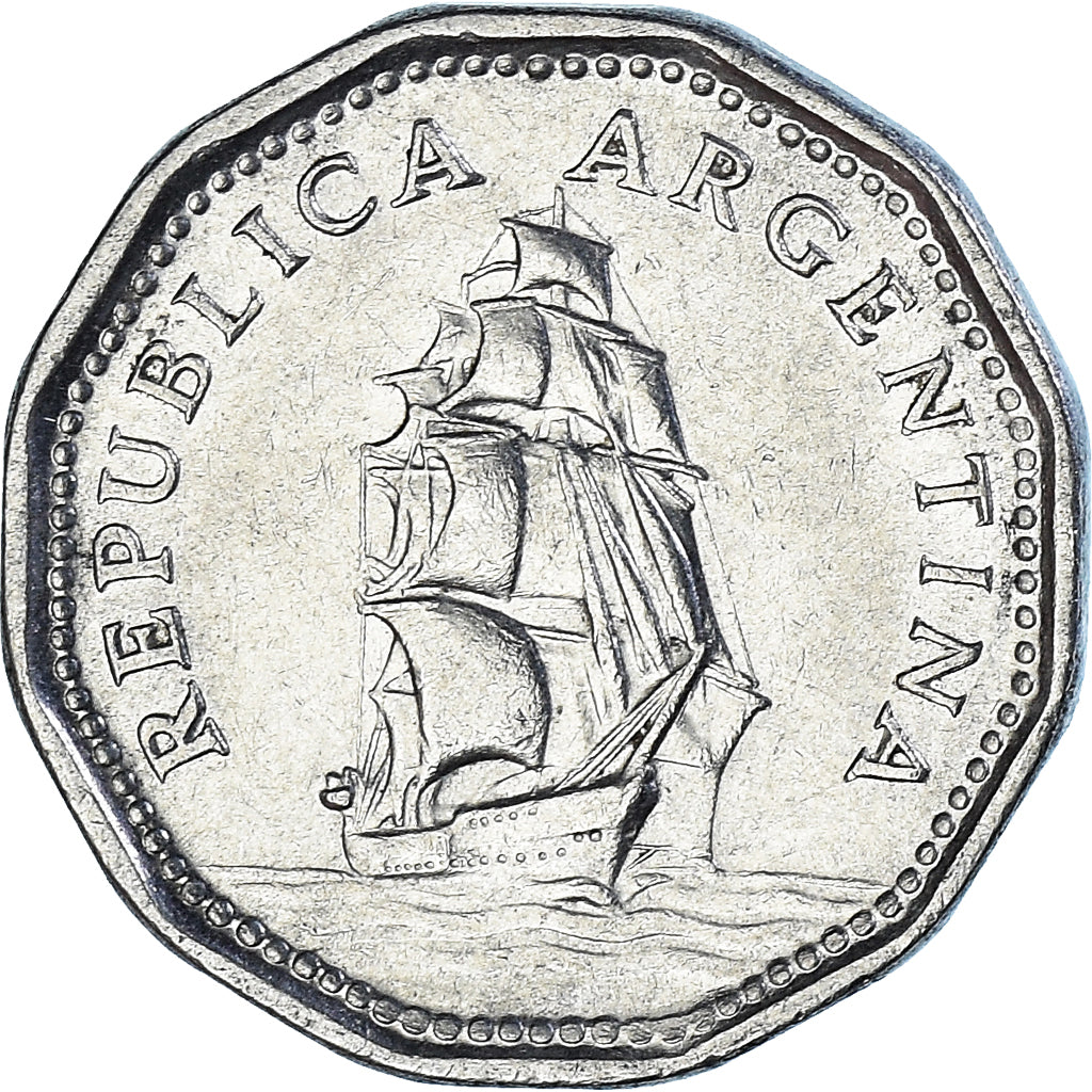 Monnaie, Argentine, 5 Pesos, 1961