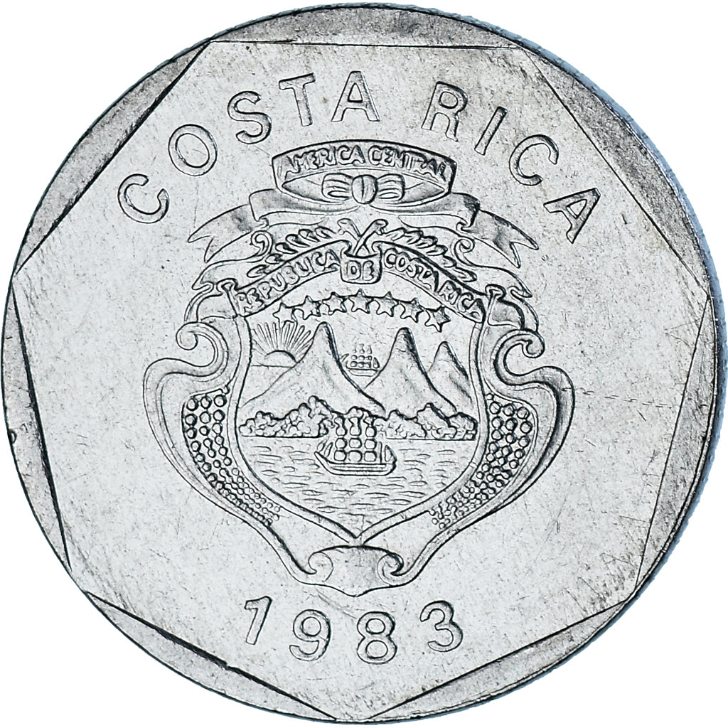 Munten, Costa Rica, 5 Colones, 1983