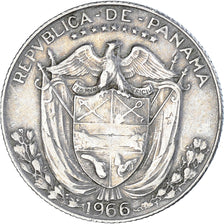 Moneda, Panamá, 1/4 Balboa, 1966