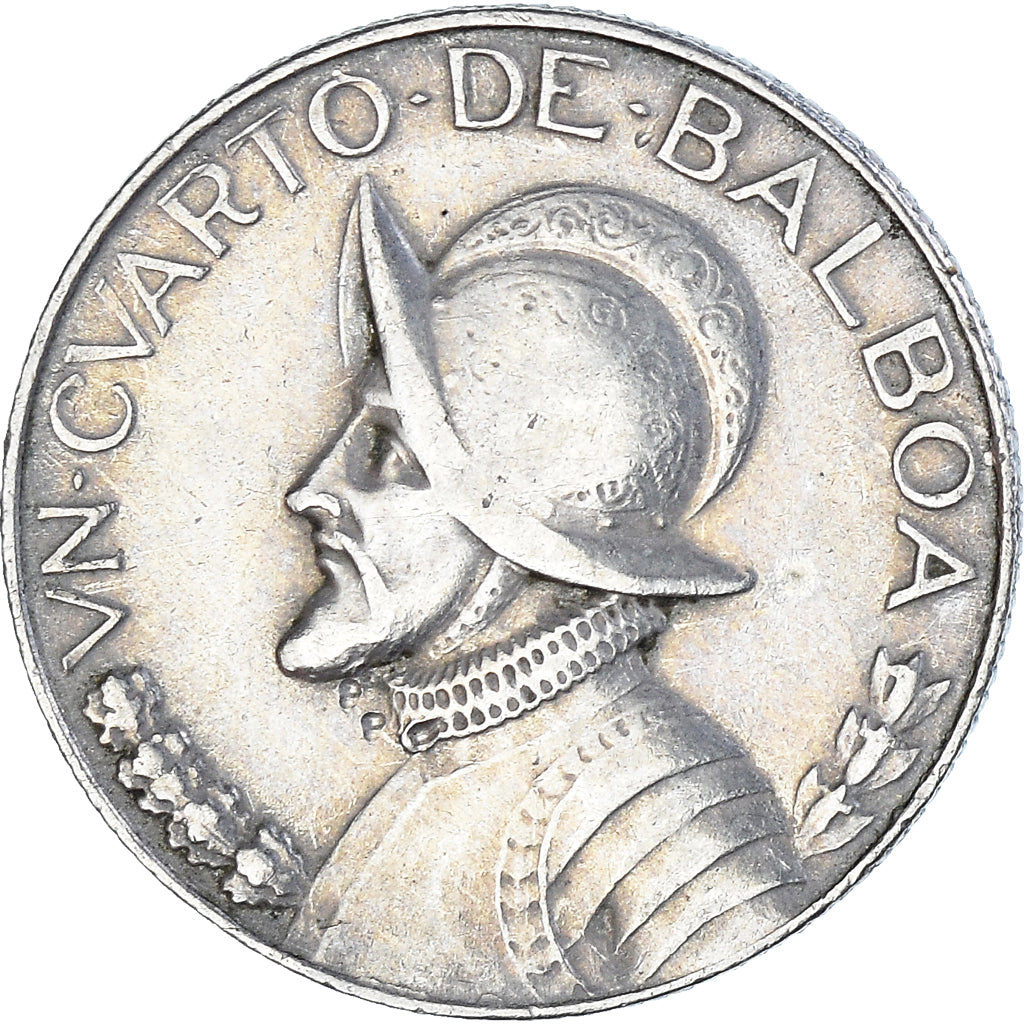 Moneda, Panamá, 1/4 Balboa, 1966