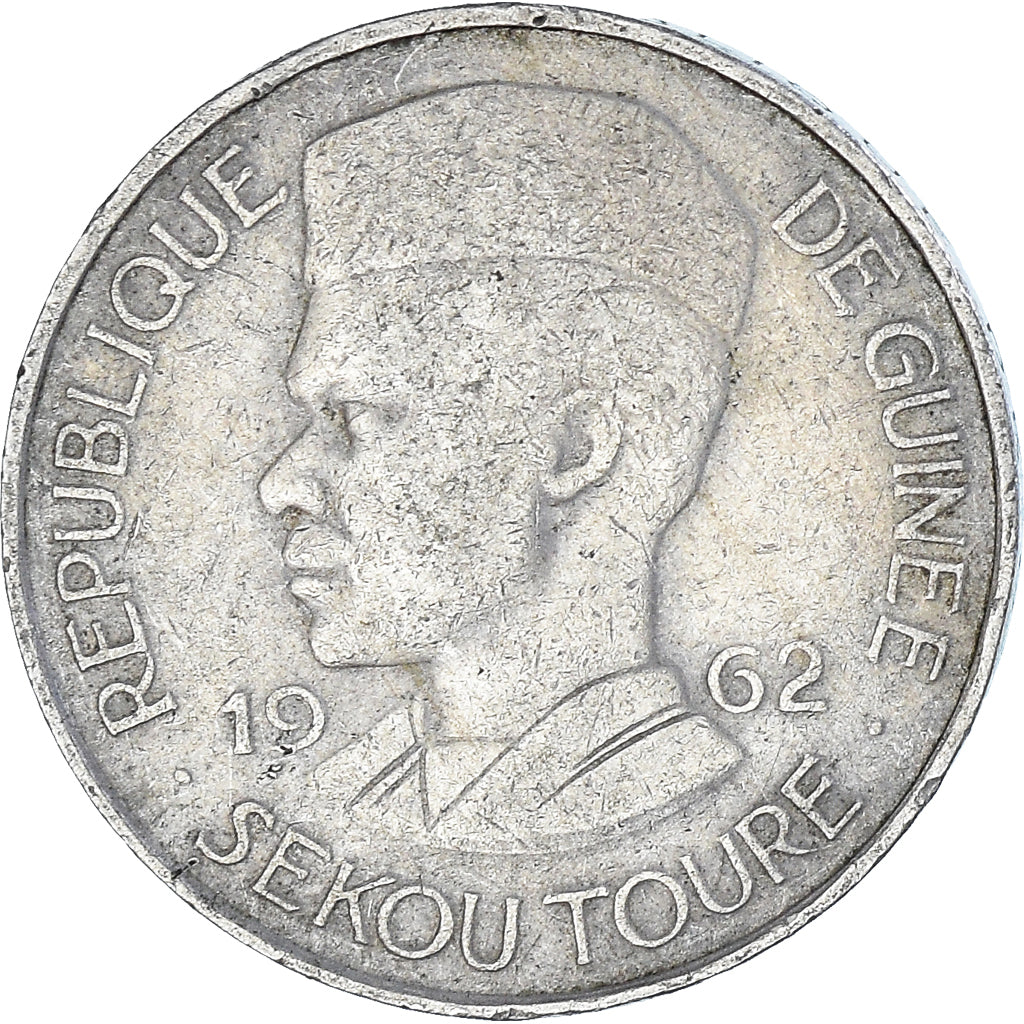 Moneda, Guinea, 10 Francs, 1962