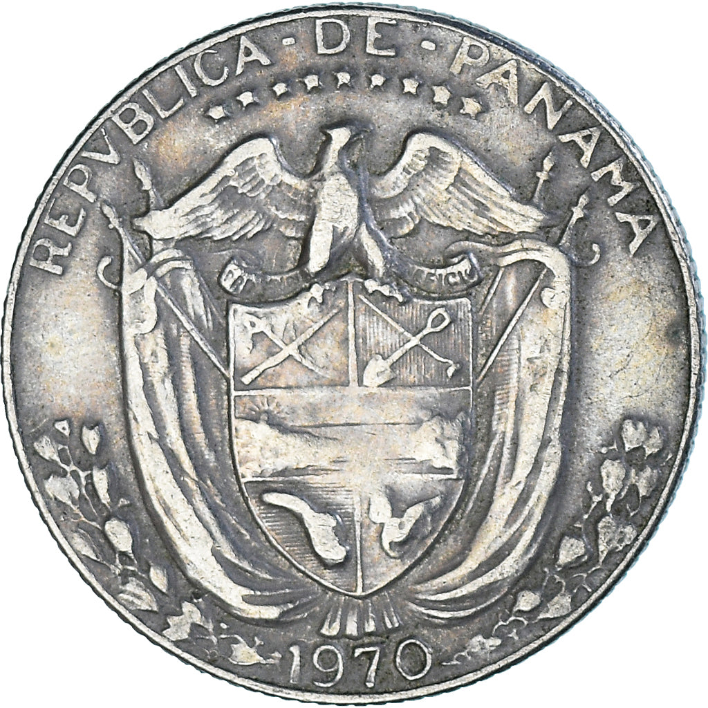 Moeda, Panamá, 1/4 Balboa, 1970