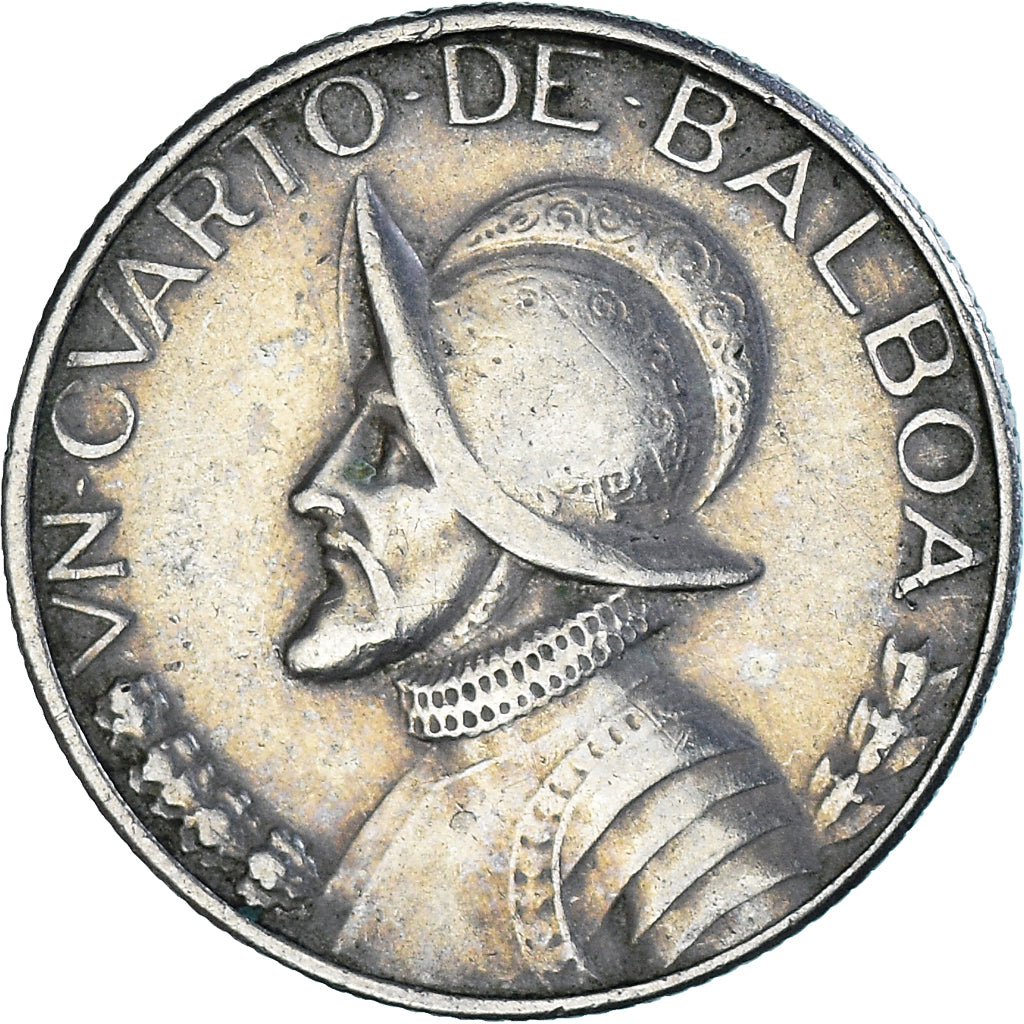 Moeda, Panamá, 1/4 Balboa, 1970