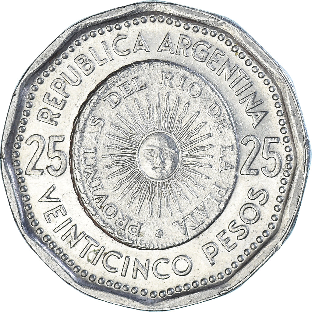 Moneda, Argentina, 25 Pesos, 1965