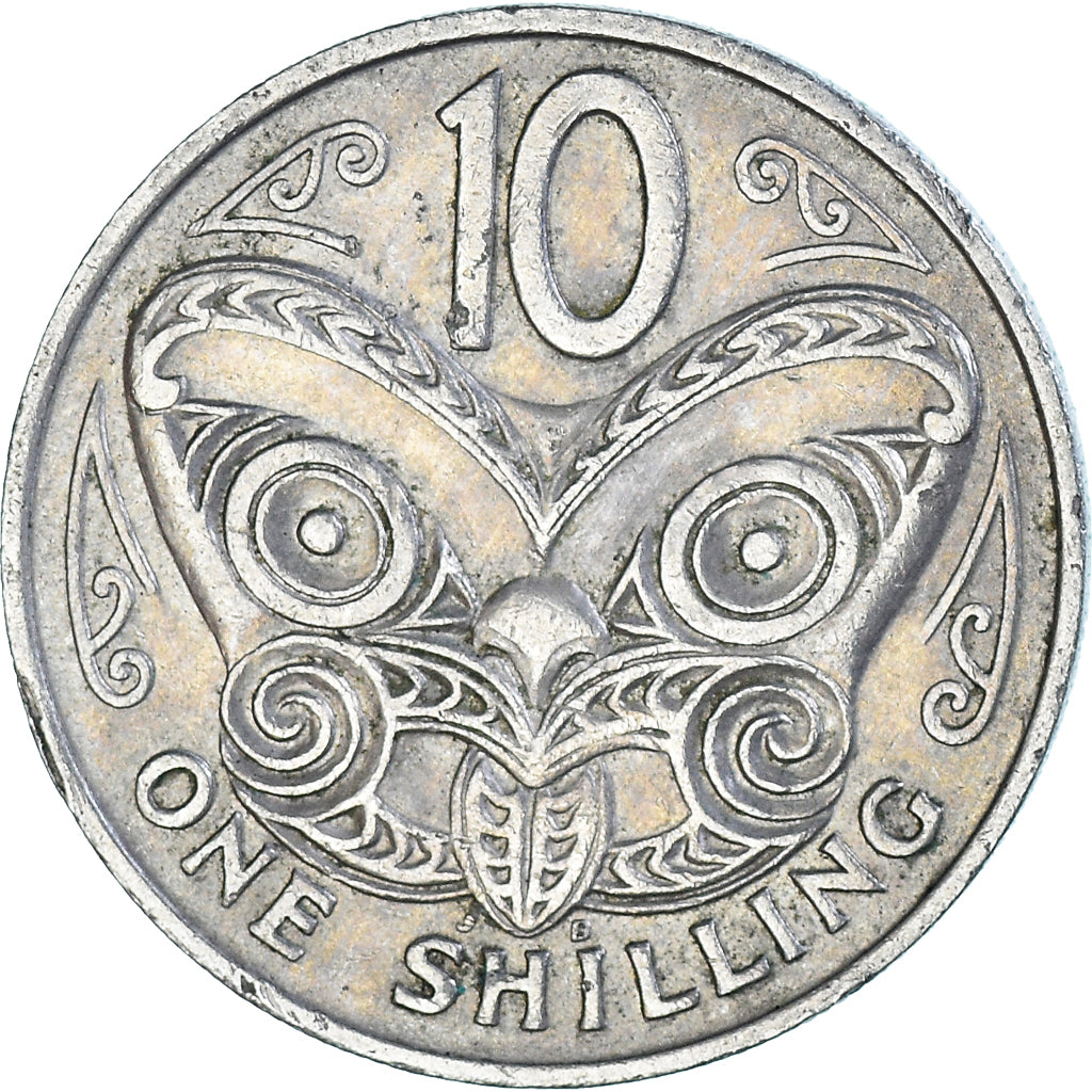 Moeda, Nova Zelândia, 10 Cents, 1967