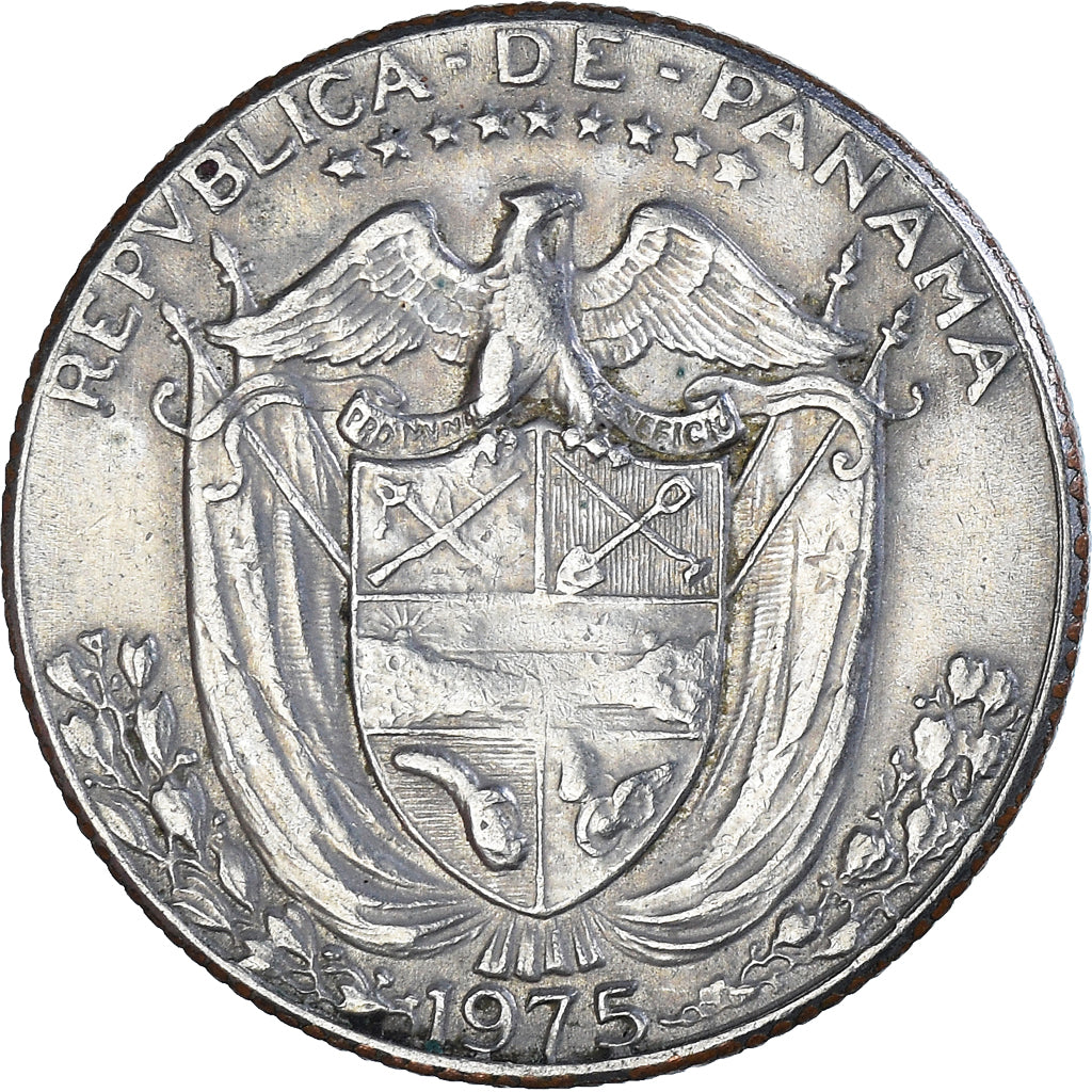Coin, Panama, 1/4 Balboa, 1975