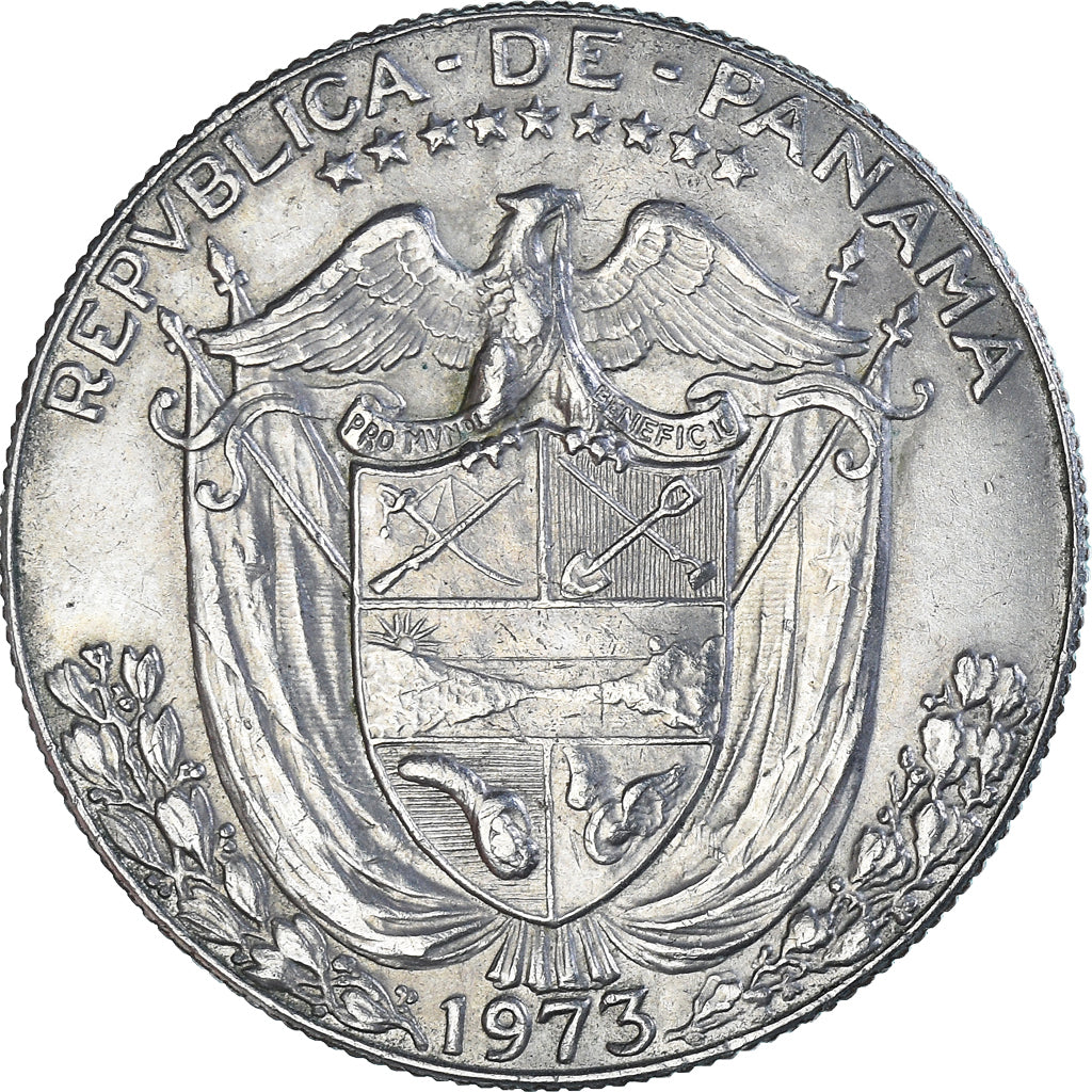 Moneda, Panamá, 1/2 Balboa, 1973