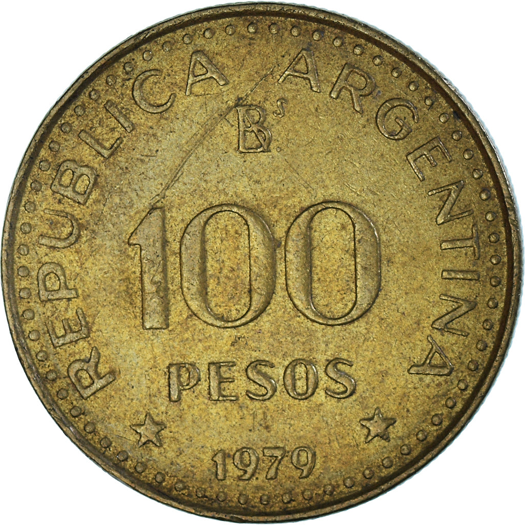 Moneta, Argentina, 100 Pesos, 1979